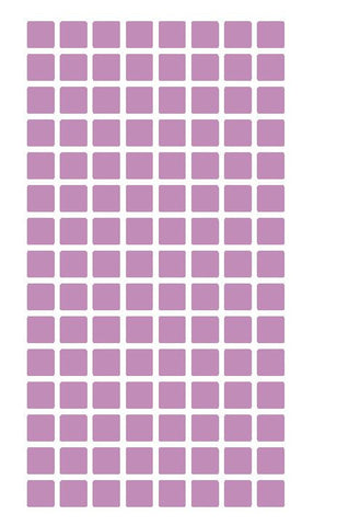1/4" Lilac Square Color Coding Inventory Label Stickers Made In The USA - Winter Park Products