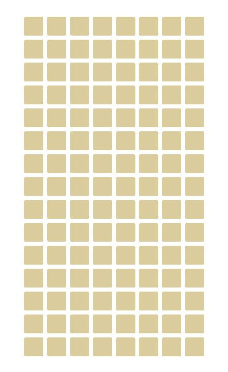 1/4" BEIGE TAN Square Color Coding Inventory Label Stickers Made In The USA - Winter Park Products