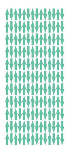 Mint Green Arrows Vinyl Color Code Inventory Label Stickers 1/2" x 3/4" - Winter Park Products