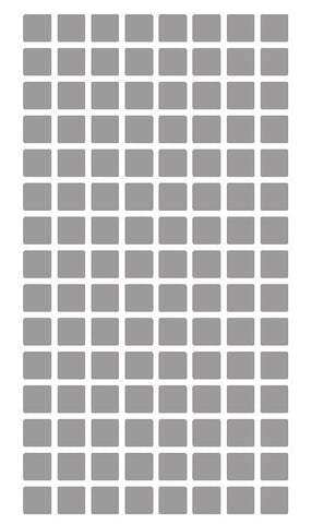 1/4" Silver Square Color Coding Inventory Label Stickers Made In The USA - Winter Park Products
