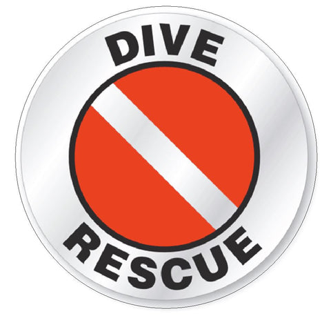 Scuba Dive Rescue Hard Hat Decal Hard Hat Sticker Helmet Safety Label H55 - Winter Park Products