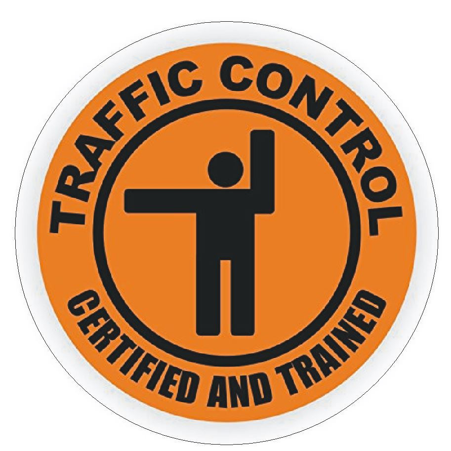 Traffic Control Certified Hard Hat Decal Hard Hat Sticker Helmet Safety H45 - Winter Park Products