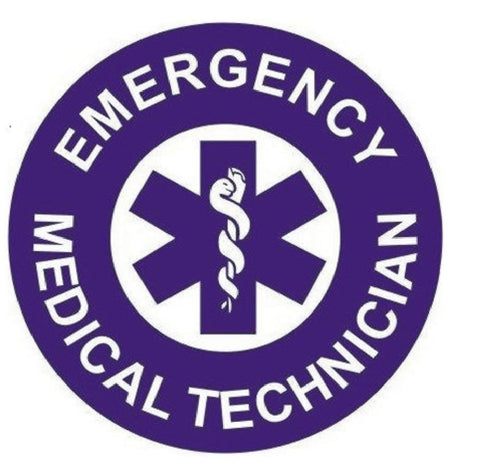 EMT Emergency medical Technician Hard Hat Decal Hardhat Sticker Helmet H153 - Winter Park Products
