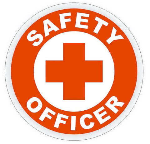 Safety Officer Hard Hat Decal Hard Hat Sticker Helmet Safety Label H27 - Winter Park Products