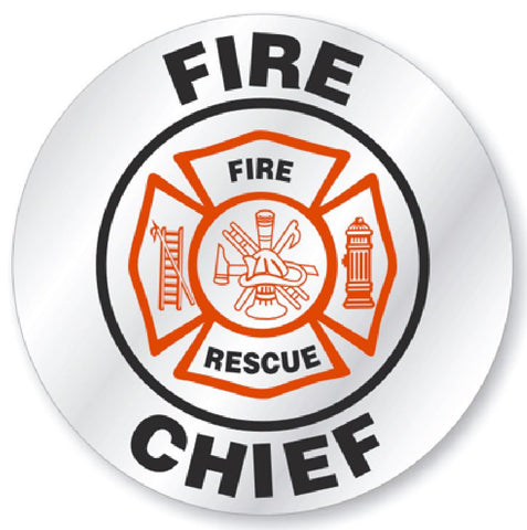 Fire Chief Hard Hat Decal Hardhat Sticker Helmet Label H176 - Winter Park Products