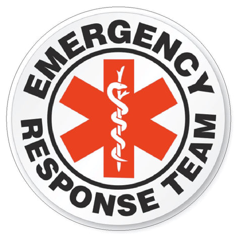 Emergency Response Team Hard Hat Decal Hardhat Sticker Helmet Safety H88 - Winter Park Products