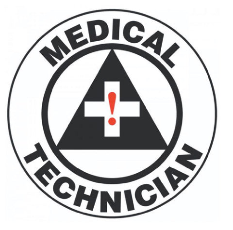 Medical Technician Hard Hat Decal Hardhat Sticker Helmet Label H160 - Winter Park Products