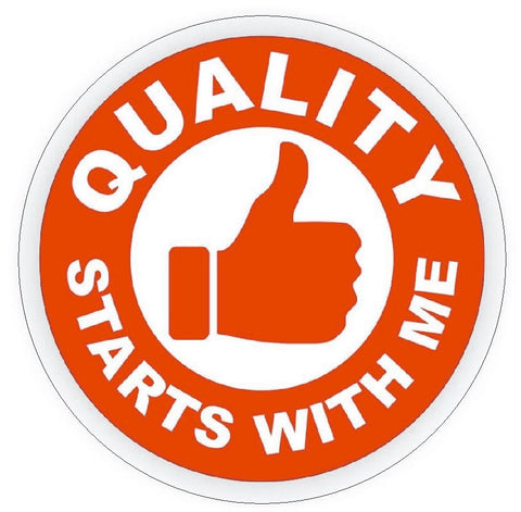 Quality Starts With Me Hard Hat Decal Hard Hat Sticker Helmet Safety Label H39 - Winter Park Products