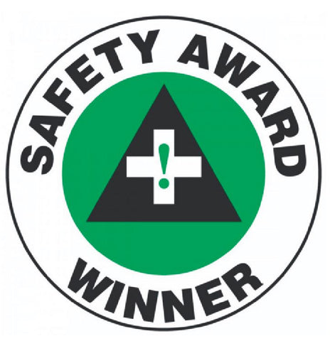 Safety Award Winner Hard Hat Decal Hardhat Sticker Helmet Label H131 - Winter Park Products