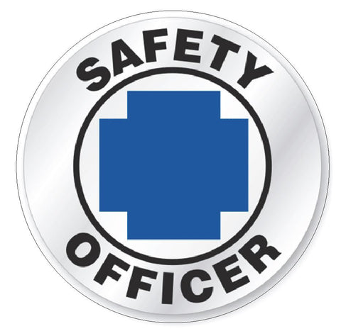 Safety Officer Hard Hat Decal Hardhat Sticker Helmet Safety Label H93 - Winter Park Products