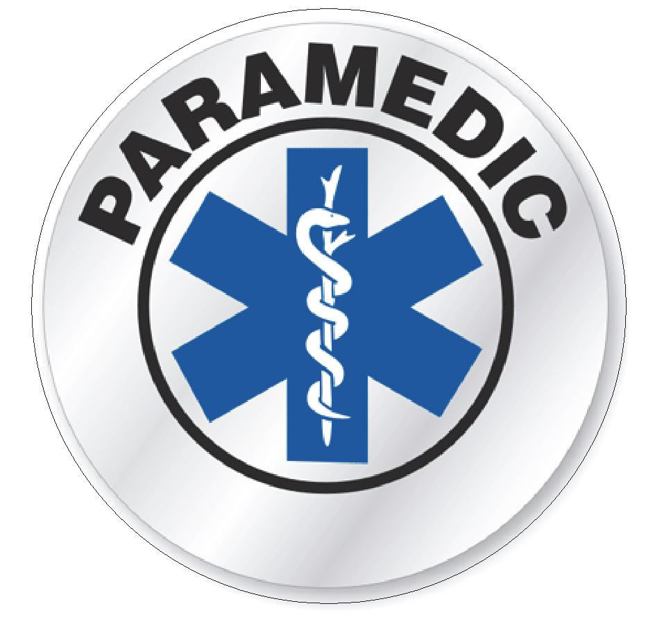 Paramedic Hard Hat Decal Hardhat Sticker Helmet Safety H75 - Winter Park Products