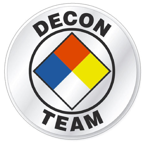 Decon Team Hard Hat Decal Hardhat Sticker Helmet Safety H87 - Winter Park Products