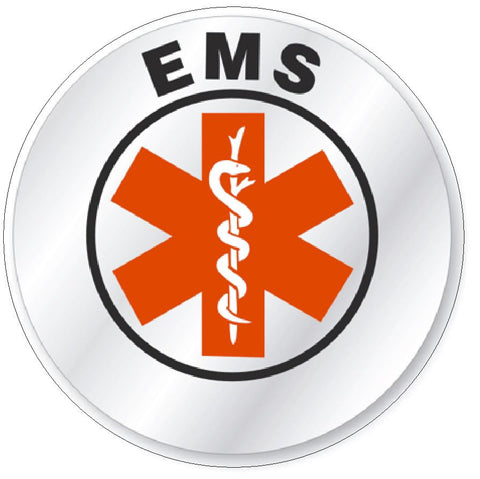 EMS Hard Hat Decal Hard Hat Sticker Helmet Safety Label H62 - Winter Park Products