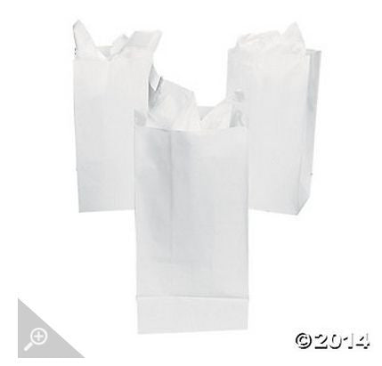 White Paper Bags AS LOW AS 26¢ ea - Winter Park Products