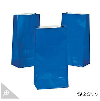 Royal Blue Paper Bags AS LOW AS 26¢ ea - Winter Park Products