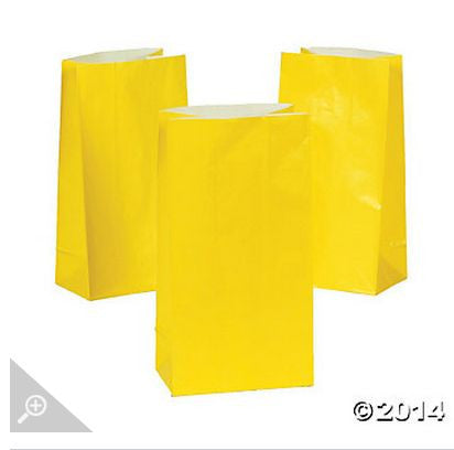 Yellow Paper Bags AS LOW AS 26¢ ea - Winter Park Products