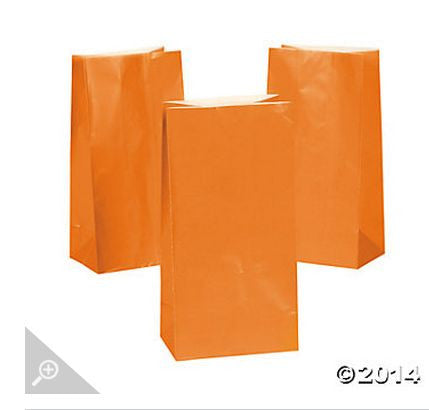 Orange Paper Bags AS LOW AS 26¢ ea - Winter Park Products