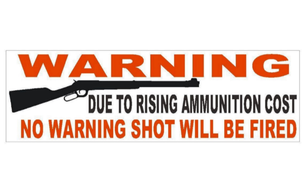 Anti Gun Control Warning Political Bumper Sticker MADE IN USA D323 - Winter Park Products