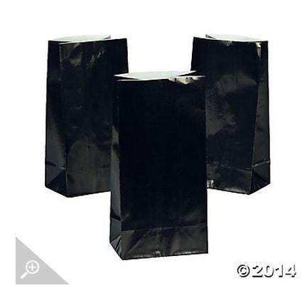 Black Paper Bags AS LOW AS 26¢ ea - Winter Park Products