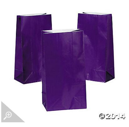 Purple Paper Bags AS LOW AS 26¢ ea - Winter Park Products