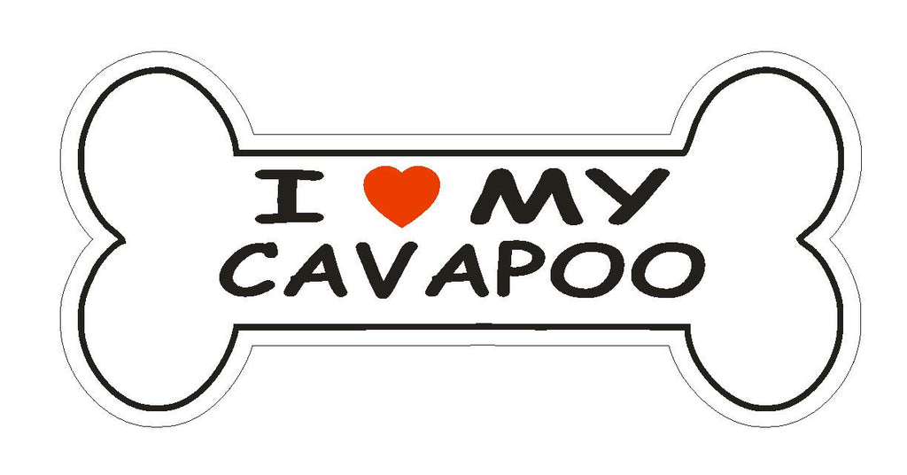 Love My Cavapoo Bumper Sticker or Helmet Sticker D1170 Dog Lover Pet - Winter Park Products