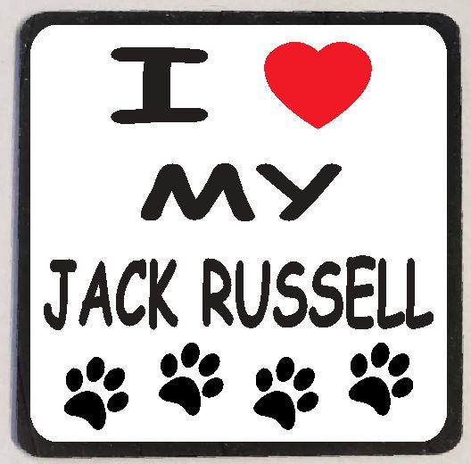 M143 I Love My Jack Russell Magnet