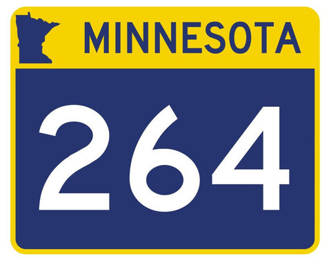 Minnesota State Highway 264 Sticker Decal R5007 Highway Route sign