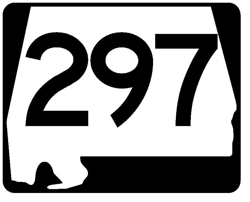 Alabama State Route 297 Sticker R4699 Highway Sign Road Sign Decal