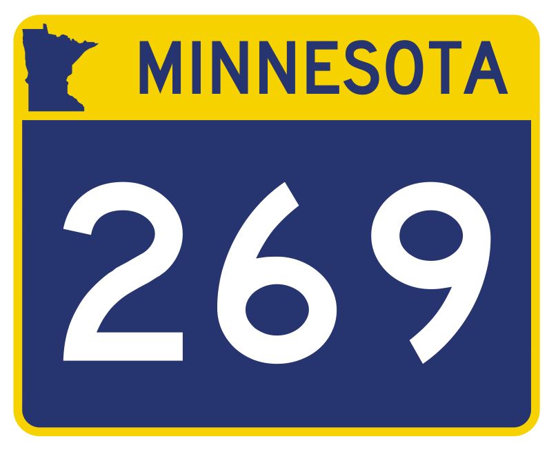 Minnesota State Highway 269 Sticker Decal R5010 Highway Route sign