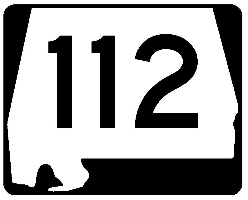 Alabama State Route 112 Sticker R4508 Highway Sign Road Sign Decal