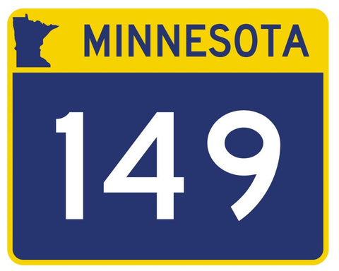 Minnesota State Highway 149 Sticker Decal R4963 Highway Route Sign