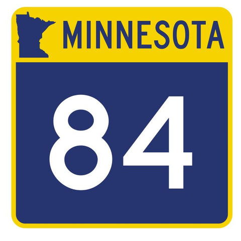Minnesota State Highway 84 Sticker Decal R4927 Highway Route Sign