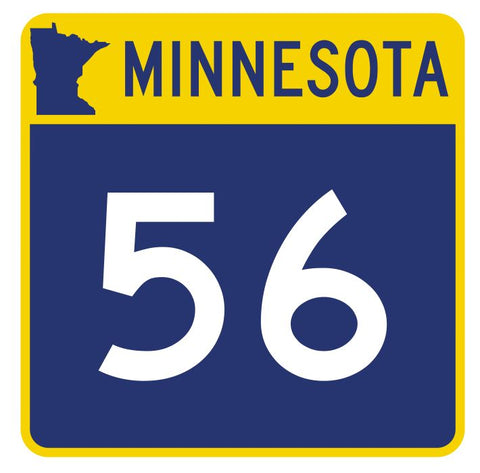 Minnesota State Highway 56 Sticker Decal R4746 Highway Route Sign
