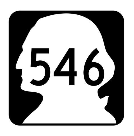 Washington State Route 546 Sticker R2955 Highway Sign Road Sign