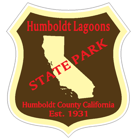 Humboldt Lagoons State Park Sticker R6668 California