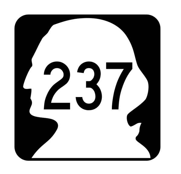 Washington State Route 237 Sticker R2872 Highway Sign Road Sign ...