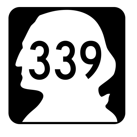 Washington State Route 339 Sticker R2906 Highway Sign Road Sign