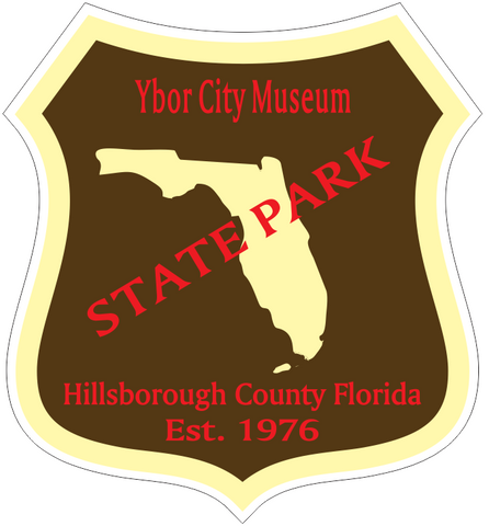 Ybor City Museum Florida State Park Sticker R6810