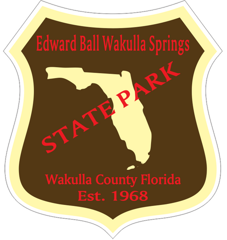 Edward Ball Wakulla Springs Florida State Park Sticker R6813