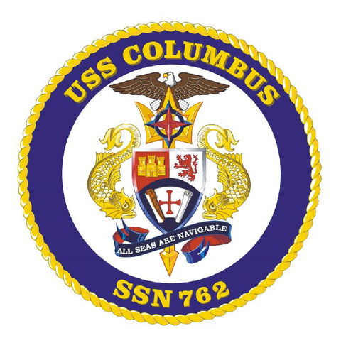 USS Columbus Sticker Military Armed Forces Navy Decal M214 - Winter Park Products