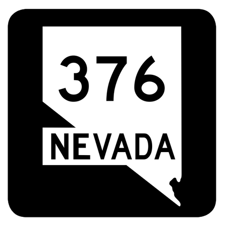 Nevada State Route 376 Sticker R3048 Highway Sign Road Sign