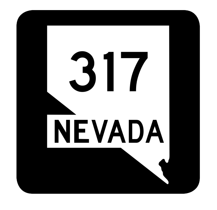 Nevada State Route 317 Sticker R3029 Highway Sign Road Sign