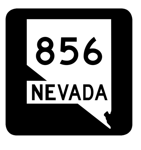 Nevada State Route 856 Sticker R3161 Highway Sign Road Sign