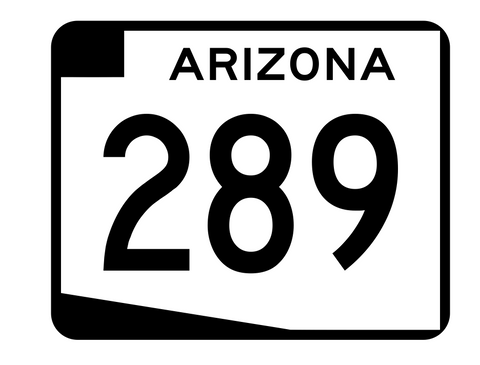 Arizona State Route 289 Sticker R2759 Highway Sign Road Sign