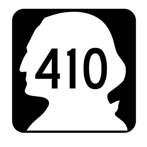 Washington State Route 410 Sticker R2912 Highway Sign Road Sign