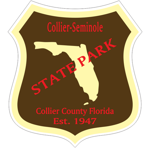 Collier-Seminole Florida State Park Sticker R6704