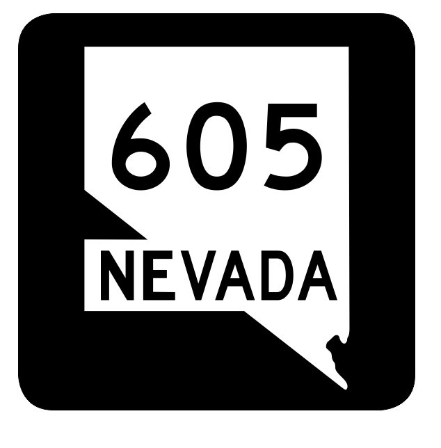 Nevada State Route 605 Sticker R3107 Highway Sign Road Sign