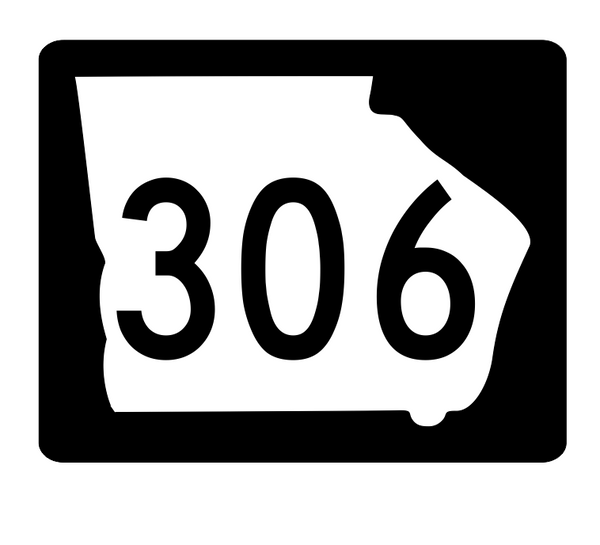 Georgia State Route 306 Sticker Decal R3970 Highway Sign – Winter Park ...