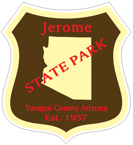 Jerome Arizona State Park Sticker R6964