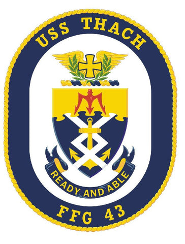USS Thach Sticker Military Armed Forces Navy Decal M219 - Winter Park Products